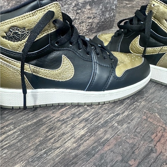 Jordan Other - Jordan Nike Kids Black and Gold Sneakers